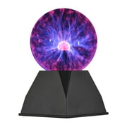 Lifcasual 4 Inch Plasma Ball Lamp Light Touch Sensitive Nebula Thunder Electric Globe Science Educational Gift