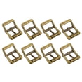 thumbnail image 1 of Metal Rodillo Hebilla, 8uds 7/8 Pulgadas Único Diente Cinturón Hebilla Cuadrado Central Barra Hebillas para Cuero Artesanía Accesorios, Latón, 1 of 7