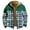 3-Green, variant on IWRICH Mens Zip up Hoodie Heavyweight Camo Hoodie Thick Lined Jacket Fall Fashion Coat Warm Winter Outwear 3-Green XL