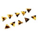 thumbnail image 1 of 10pcs ahueca hacia fuera el triángulo cuelga el pendiente de de acetato de acrílico DIY resultados marrón, 1 of 9