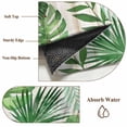 thumbnail image 6 of Summer Botanical Area Rugs 5'x8', Washable Small Throw Rugs for Classroom Bedroom, Green Monstera Palm Leaves Wood Beige Indoor Outdoor Rug Non-Slip Low Pile Carpet Runner Reversible Floor Mats, 6 of 8