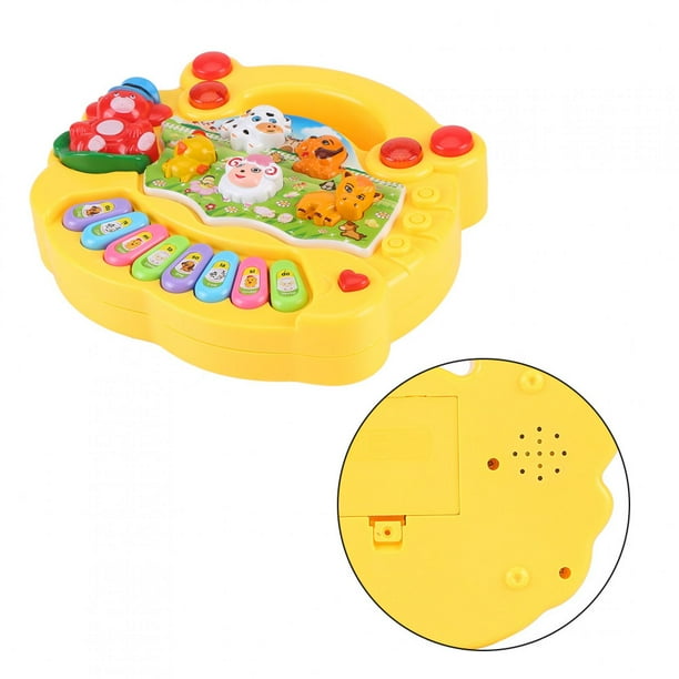 Juguete de piano para bebé, Juguete de piano educativo musical para bebé, juguetes musicales de desarrollo de granja de animales, regalos para niños
