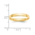 thumbnail image 3 of 14k Yellow Gold 3mm Lightweight Comfort Fit Wedding Band Size 5.5, 3 of 4