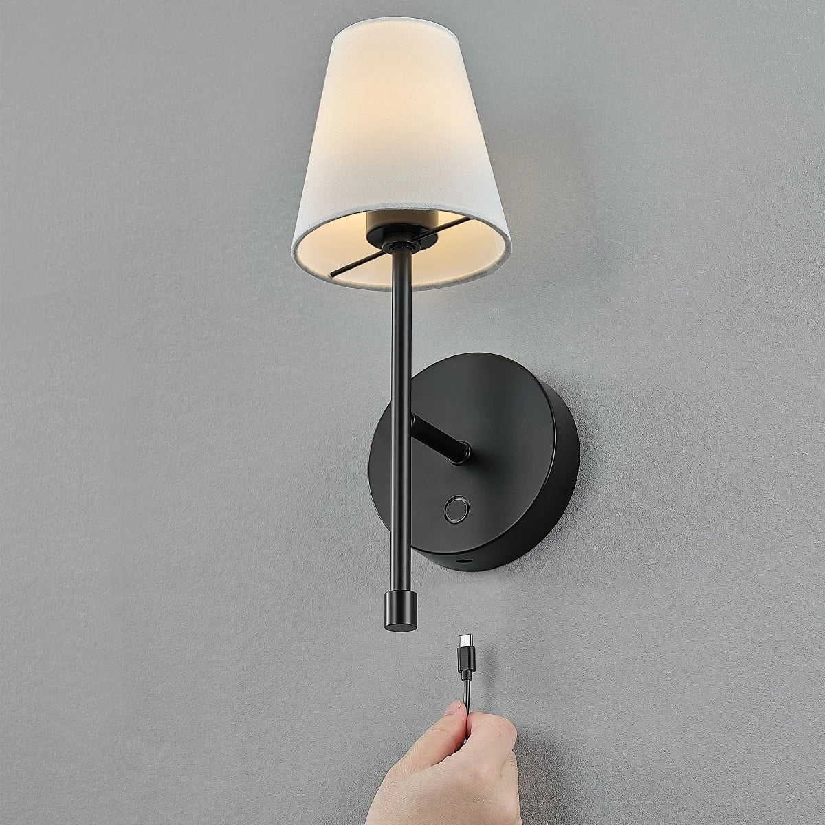 Globe Electric Wireless LED Wall Sconce 2-Pack