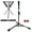 Black, variant on PowerNet Coach's Bundle Ball Caddy + Tee + 2 Pack Heavy Weighted Training Balls for Baseball Softball