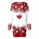thumbnail image 3 of WILLBEST Vestido Largo Para Mujer, Moda De Otoño E Invierno, Estampado Navideño, Cuello Redondo, Manga Larga, Informal 48, 3 of 3
