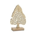 thumbnail image 3 of Melrose Cut Out Tree Decoration with Wooden Base - 10.5" - Set of 2, 3 of 3
