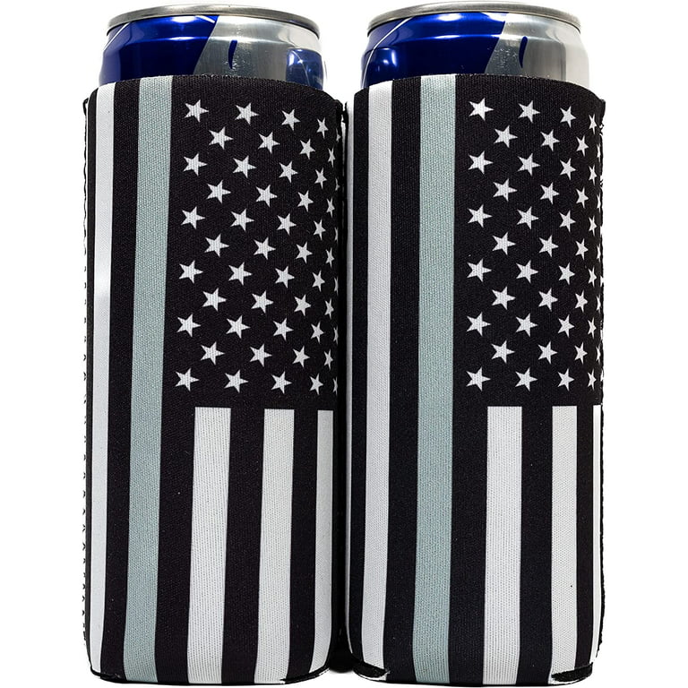 American Flag Beersy Silicone Sleeve Hide-a-Beer Can Cooler