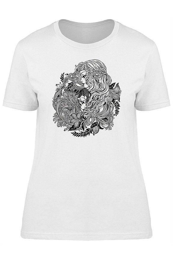 Happy And Sad Union Symbol T-Shirt Women -Image by Shutterstock, Female Small