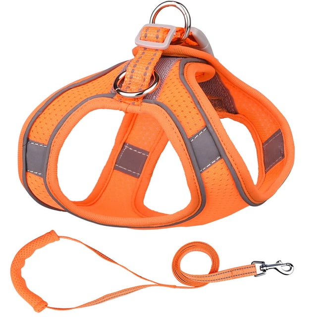 Arnés de malla transpirable para cachorros, correa acolchada suave para perros pequeños, gatos, bulldog francés, pug, correas de pecho, accesorios para perros
