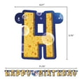 thumbnail image 2 of SpongeBob SquarePants Yellow Birthday Party Banner, 7.5" x 10.8", 2 of 4