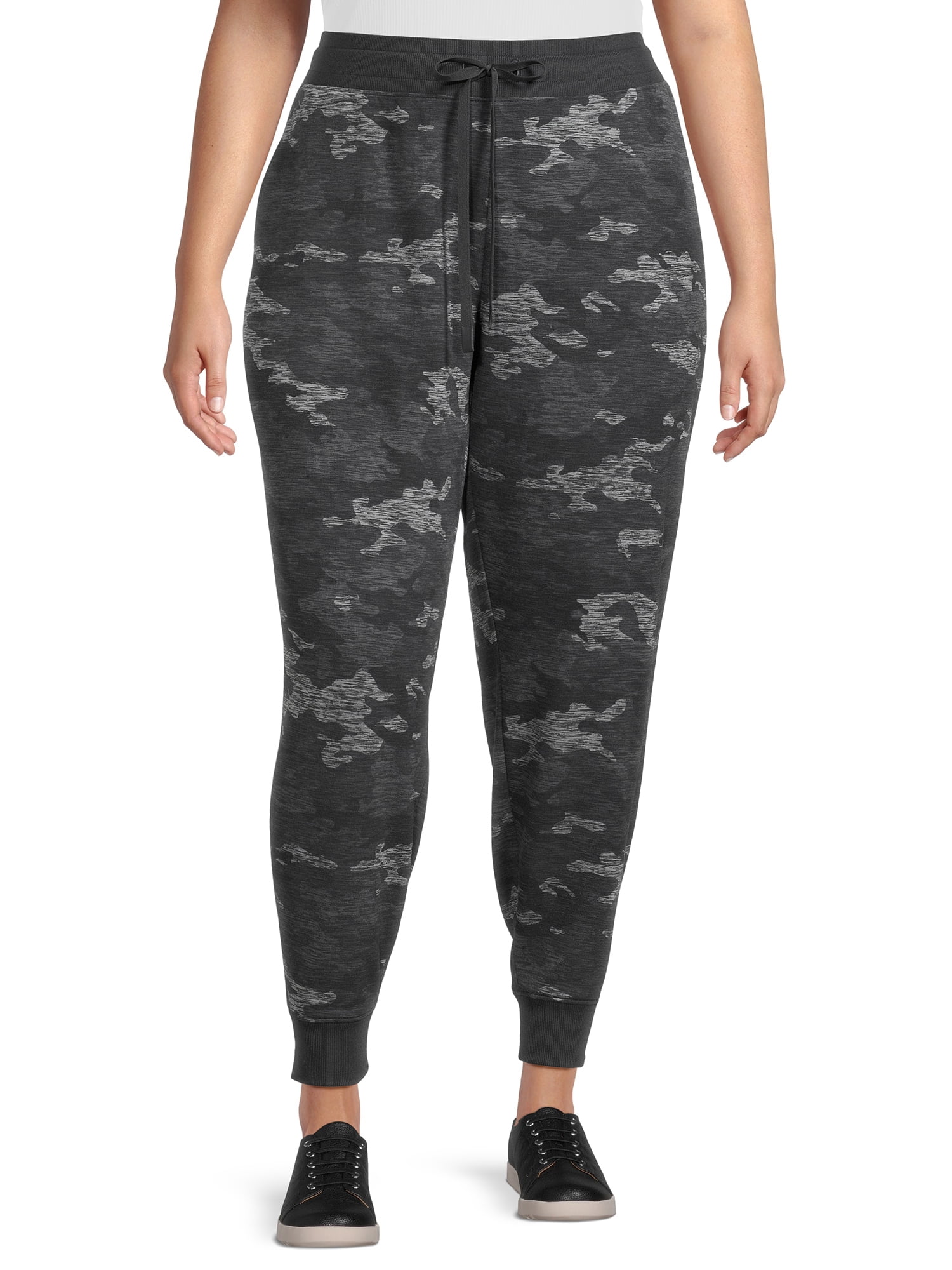 Athletic Works Women's Plus Size Super Soft Jogger Pants, 29” Inseam, 3 Pack, Sizes 1X-4X