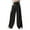 Trousers-Black, variant on Gamivast Work Pants for Women High Waist Dressy Wide Leg Solid Color Suit Pants Baggy Long Straight Flowy Trousers with Pockets Casual Business Outfits