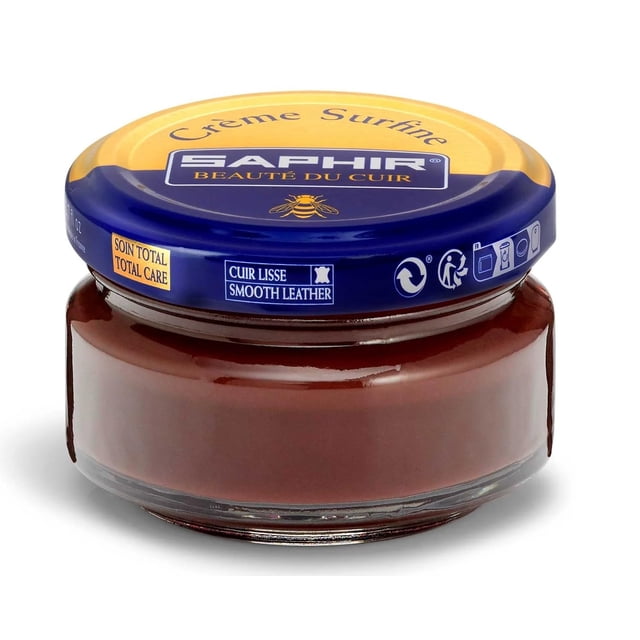 Crema para Calzado SAPHIR Surfine Cera de Abeja Cuero 50 ml