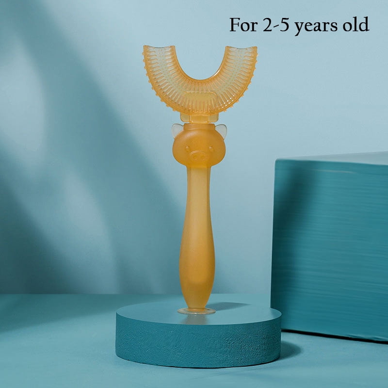 Manual Toothbrush 360 Degree Ushaped Children's Liquid Teeth Cleaning Tool Cleaning Tool For
