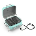 thumbnail image 3 of Kenmore 2-Burner Portable Tabletop Retro Gas Grill, Turquoise, 3 of 11