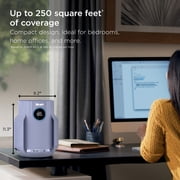 Shark NeverChange Air Purifier, Compact Pro, HEPA Filter, CleanSense IQ, Anti-Allergen, 250 Sq Ft, HP070 Lilac