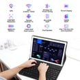 thumbnail image 4 of 2 in 1 Tablet 10 inch, Android 14 Tablet with Keyboard,4GB+64GB ROM/1TB Computer Tablets,6000 mAh Battery,Octa Core,HD Touch Screen,Dual Cameras,Games,Wi-Fi,Google Gms Certified Tablet PC,Silver, 4 of 10