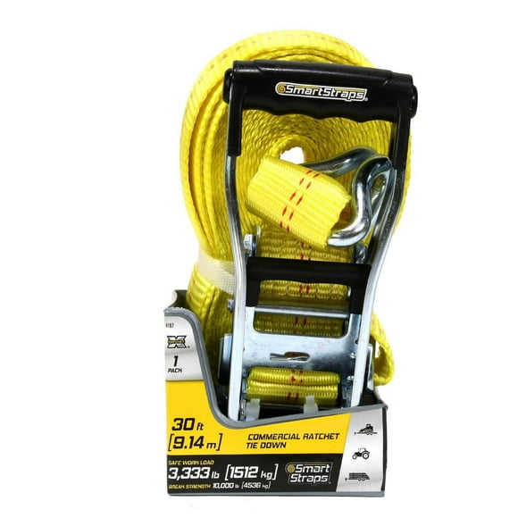 SmartStraps 2" x 30' 10,000 lb Commercial RatchetX Ratchet Tie Down