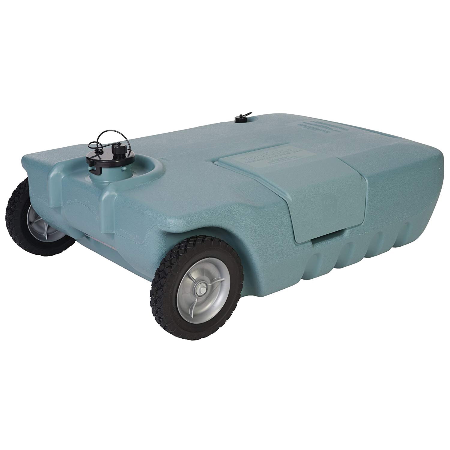 Tote-N-Stor 25608 2 Wheel 25 Gallon Portable RV Sewage Waste Tank Tote Carrier