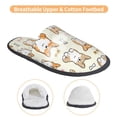 thumbnail image 3 of Slippers for Women, Cartoon Corgi Womens Slippers Fuzzy Winter House Shoes, Soft Anti-Skid Slippers Indoor and Outdoor, 3 of 5