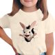 thumbnail image 1 of Manga Corta Crop Top Niños Pascua Impresa Cuello Redondo Casual Tee Unisex Chicos Niñas, Chicos Camisa de Manga Corta, 1 of 5