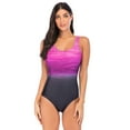 thumbnail image 5 of Womens Color Block Print One Piece Swimsuits Athletic Training Swimwear Bathing Suits low Back Bathing Suits Athletic Modest Swimwear Up Swimwear Costume Swimsuit Padded Swimming Womens Sets Monokini, 5 of 9
