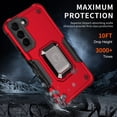 thumbnail image 5 of Rosebono Samsung Galaxy A35 Hybrid Metal Ring Magnetic Defender Armor Cover Case, Rose Gold, 5 of 5