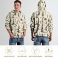 thumbnail image 5 of POBUDS Hoodie, Regular Fit Sporty Pullover Hooded Sweatshirt for Men Women Floral XL, 5 of 6