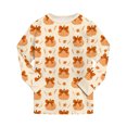 thumbnail image 7 of Futezty Little Girls Boys Halloween Pumpkin Graphic Long Sleeve Pajamas Sets Toddler Pjs Kids Fall Winter Sleepwears 2T-9T, 7 of 7