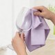 thumbnail image 4 of CaiYueKe 2 Pcs Microfiber Cleaning Cloth for Glass Windows Mirrors Car Detailing Streak Free Lint Free Polish Towel Absorbent Kitchen Bathroom Household Surfaces, 4 of 7