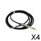thumbnail image 1 of Paquete de 4 cables de audio estéreo TRS macho Baoblaze 3,5 mm a 6,35 mm 1/8' a 1/4', 1 of 8
