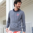 thumbnail image 3 of Reel Life Destin Heathered Pullover Hoodie - 2XL - Anthracite, 3 of 4