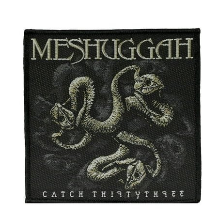 Meshuggah Catch 33 Album Patch Progressive Metal Band Woven Sew On
