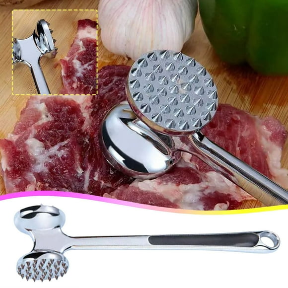 PEONAVET Kitchen Meat Hammer Kitchen Meat Alliage Côtelettes de Bœuf Bœuf Steak Viande Tendre Alliage Ménager Viande en Vrac Ail