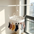 thumbnail image 2 of Btomtd Sock Drying Rack And Household Multi-functional Hanger And Balcony Windproof And Thickened Drying Rack With Multiple Clips, 2 of 6