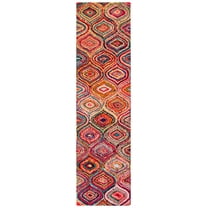 SAFAVIEH Nantucket Valerie Abstract Runner Rug, Yellow/Multi, 2'3" x 9'