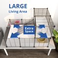 thumbnail image 2 of Loft Cage Small Animal Habitat Playpen For Guinea Pigs, Bunnies, Hamsters, Turtles, 2 of 7