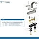 thumbnail image 2 of Mezcladora Para Lavabo Urrea Niza 55PN Cromo 4 Pulgadas, 2 of 3