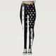 thumbnail image 2 of Gibobby Leggings Día la Independencia para mujeres estadounidenses 4 julio Leggings con estampado 3D Pantalones para yoga Correr Pilates Gimnasio Pantalones yoga Medias Compresión（Negro， M), 2 of 5