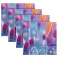 thumbnail image 5 of BZSMCE Satin Native Fab Cotton Dinner Napkin Colorful Cocktails with Ice Cubes Reusable, 5 of 8