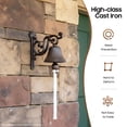 thumbnail image 4 of Vintage Doorbell Wall Mounted Rustic Cast Iron Door Bell for Church and Farmhouse, 4 of 11