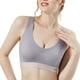 thumbnail image 2 of Sujetador sin costuras y sin aros para mujer: tirantes ajustables, diseño en forma de W, nailon y spandex, cómodo para todas las estaciones, 2 of 5