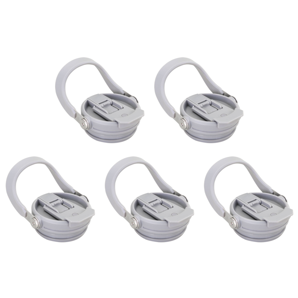 Tapa A Prueba Polvo Con Asa Derrames para 20/30oz (gris)