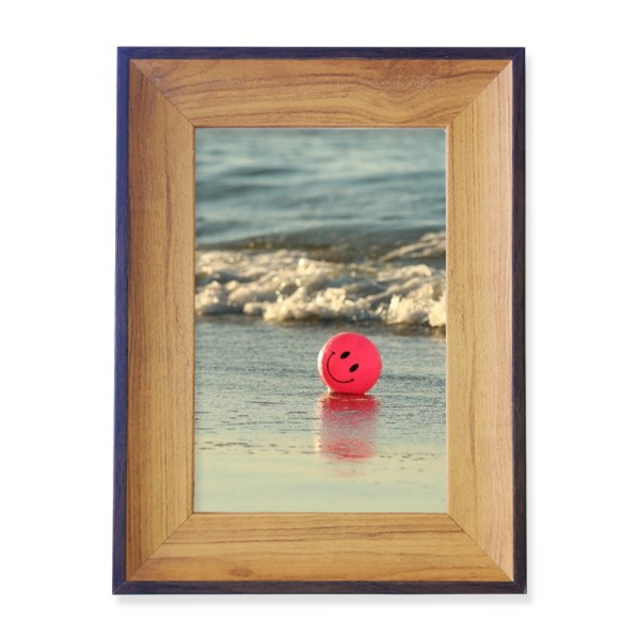 Ocean Sand Beach Sling Face Happy Picture Photo Frame Exhibition Display Art Desktop Painting