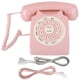 thumbnail image 1 of Vintage High Definition Corded Telephone for Home and Office, Pink, 1 of 4