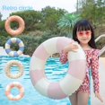 thumbnail image 3 of Anillo de natación inflable a rayas para niños, juguete de playa para jugar en la piscina al aire libre, regalo de verano, 2023, 3 of 4