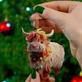 thumbnail image 1 of Cattle Christmas Tree Hanging Ornament Colorful Acrylic Festive Holiday Decorations For Your Home, 1 of 5