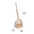 thumbnail image 2 of Small Broom and Dustpan Set Learning Sweeping Tool Toddler Broom Brush for Home Bedroom Kitchen Cleaning Toy, 2 of 8