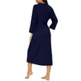 thumbnail image 7 of MINTREUS Women Kimono Robes Long Knit Bathrobe Lightweight Soft Knit Sleepwear Ladies Loungewear Spa Bathrobe, 7 of 7